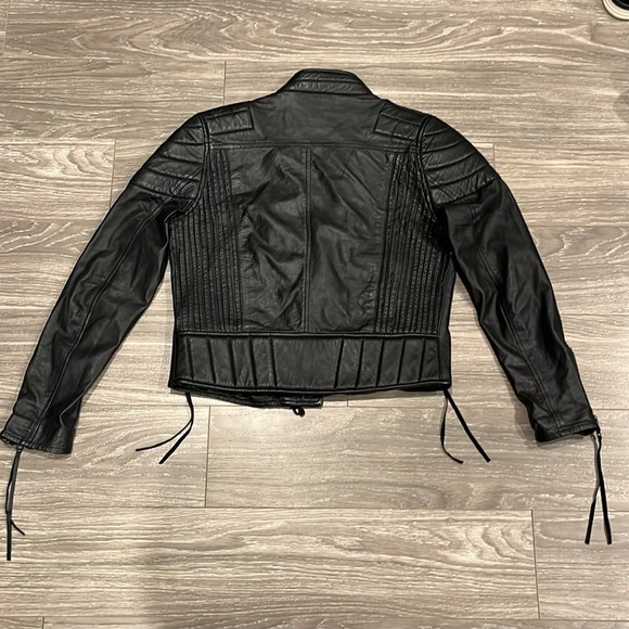 Shakuhachi Leather Biker Jacket - Picture 2 of 5